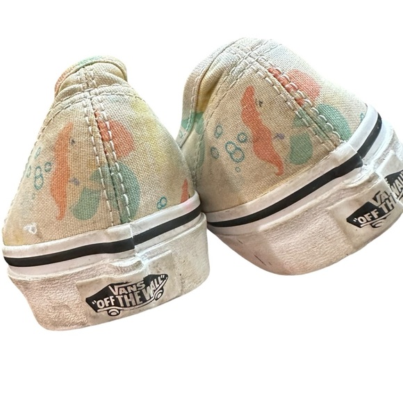 VANS x Disney Little Mermaid Ariel Shoes women's size 7 1/2, well loved - Picture 3 of 7